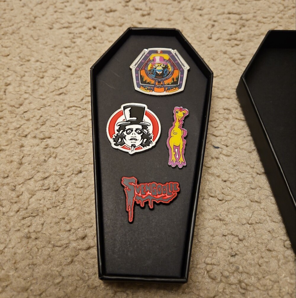 Svengoolie Limited Edition 4-Piece Enamel Pin Set - Picture 3 of 5